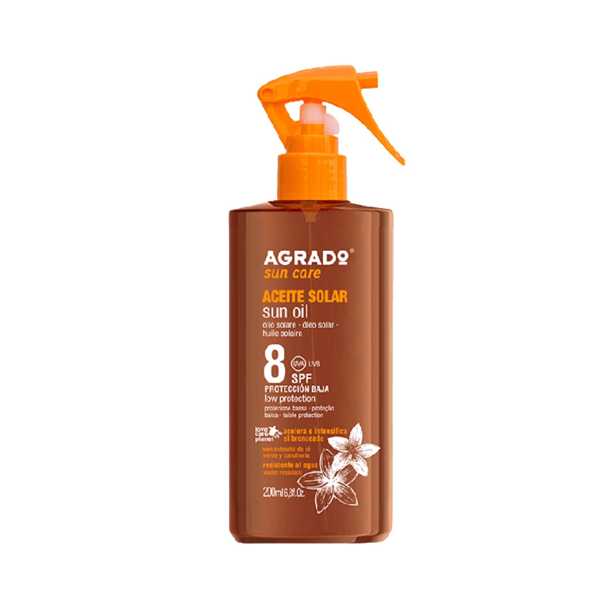 Agrado Sun Care Sun Oil SPF 8